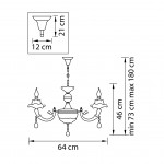 Люстра подвесная Lightstar 714064 Anemone