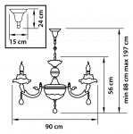 Люстра подвесная Lightstar 714104 Anemone