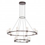 7143/110L HIGHTECH ODL26 Подвесной светильник  черный gun powder/акрилл/металл IP20 LED 93W 5960Лм 3000K 220V DEFANCE