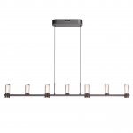 7143/45L HIGHTECH ODL26 Подвесной светильник  черный gun powder/акрилл/металл IP20 LED 40W 2470Лм 3000K 180° 220V DEFANCE