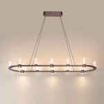 Люстры овальные / прямоугольные Odeon light 7143/65L DEFANCE