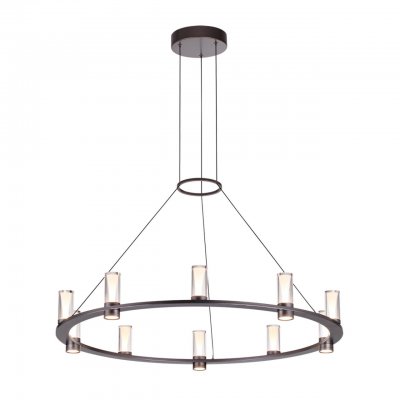 7143/70L HIGHTECH ODL26 Подвесной светильник  черный gun powder/акрилл/металл IP20 LED 60W 3830Лм 3000K 180° 220V DEFANCE