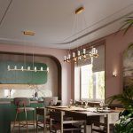 Люстра линейная Odeon light 7144/45L DEFANCE