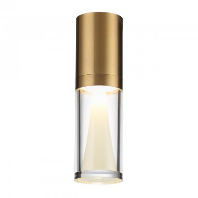 7144/4CL HIGHTECH ODL26 Потолочный светильник  античная бронза/акрилл/металл IP20 LED 4W 280Лм 3000K 180° 220V DEFANCE