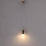 7144/4L HIGHTECH ODL26 Подвесной светильник  античная бронза/акрилл/металл IP20 LED 4W 280Лм 3000K 180° 220V DEFANCE