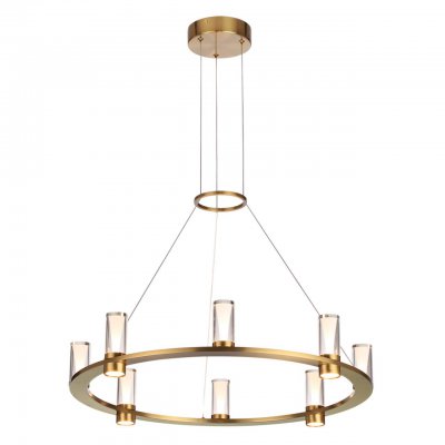 7144/55L HIGHTECH ODL26 Подвесной светильник  античная бронза/акрилл/металл IP20 LED 45W 4260Лм 3000K 180° 220V DEFANCE