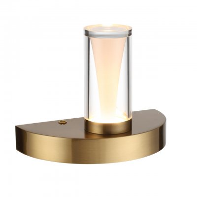 7144/5WL HIGHTECH ODL26 Настенный светильник  античная бронза/акрилл/металл IP20 LED 5W 402Лм 3000K 180° 220V DEFANCE