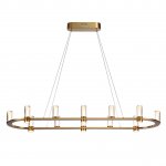 7144/65L HIGHTECH ODL26 Подвесной светильник  античная бронза/акрилл/металл IP20 LED 69W 3830Лм 3000K 180° 220V DEFANCE