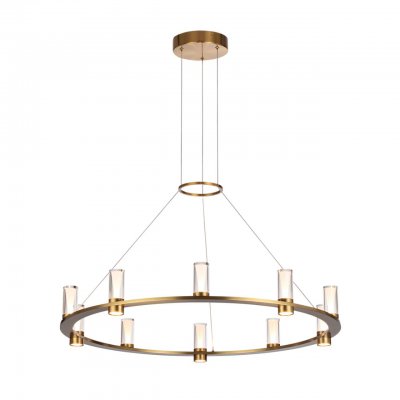 7144/70L HIGHTECH ODL26 Подвесной светильник  античная бронза/акрилл/металл IP20 LED 60W 3830Лм 3000K 180° 220V DEFANCE