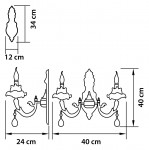 Светильник бра Lightstar 714624 Anemone