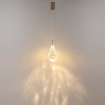 7147/5L L-VISION ODL26 Подвесной светильник  античная бронза/стекло/металл IP20 LED 4W 300Лм 3000K 180° 220V BRAID