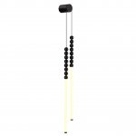 7149/16WL HIGHTECH ODL26 Настенный светильник  черный/акрилл/металл IP20 LED 16W 1200Лм 3500K 300° 220V MONELLA