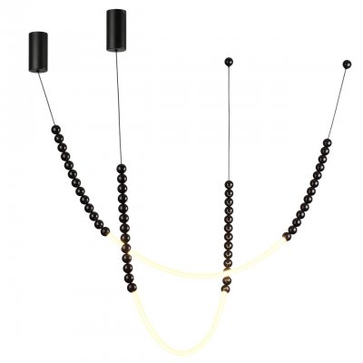 7149/24CL HIGHTECH ODL26 Потолочный светильник  черный/акрилл/металл IP20 LED 25W 1600Лм 3500K 300° 220V MONELLA