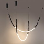 7149/24CL HIGHTECH ODL26 Потолочный светильник  черный/акрилл/металл IP20 LED 25W 1600Лм 3500K 300° 220V MONELLA