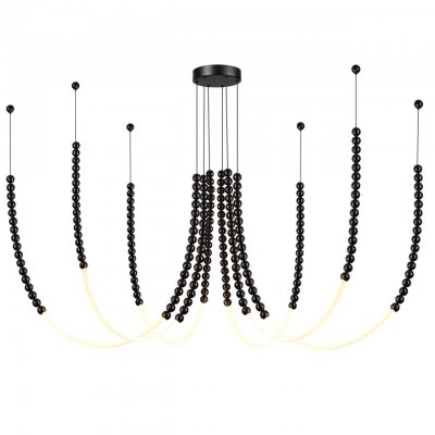 7149/70L HIGHTECH ODL26 Подвесной светильник  черный/акрилл/металл IP20 LED 70W 4300Лм 3500K 300° 220V MONELLA