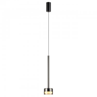 7150/10L HIGHTECH ODL26 Подвесной светильник  черный/ дымчатое стекло/металл IP20 LED 10W 800Лм 3000K 180° 220V LASLO