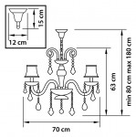 Люстра подвесная Lightstar 715087 Nativo