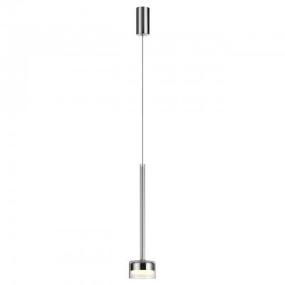 7151/10L HIGHTECH ODL26 Подвесной светильник хром/ прозрачное стекло/металл IP20 LED 10W 800Лм 3000K 180° 220V LASLO