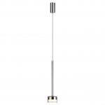 7151/10L HIGHTECH ODL26 Подвесной светильник хром/ прозрачное стекло/металл IP20 LED 10W 800Лм 3000K 180° 220V LASLO