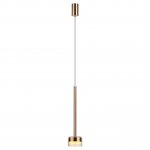 7152/10L HIGHTECH ODL26 Подвесной светильник  золотой/янтарное стекло/металл IP20 LED 10W 800Лм 3000K 180° 220V LASLO