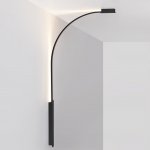 7155/100A HIGHTECH ODL26 Угловой элемент для инсталяции  черный/cиликон/металл IP20 LED 16W 550Лм 3000K 120° 24V FINO