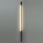 7155/100 HIGHTECH ODL26 Прямой элемент для инсталяции  черный/cиликон/металл IP20 LED 14W 491Лм 3000K 120° 24V FINO