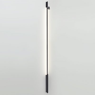 7155/150S HIGHTECH ODL26 Прямой элемент для инсталяции  черный/cиликон/металл IP20 LED 24W(21W+3W) 600Лм 3000K 120° 24V FINO