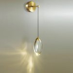 7159/3WL HIGHTECH ODL26 Настенный светильник  бронза/хрусталь/металл IP20 LED 3W 400Лм 3000K 220-240V PURA