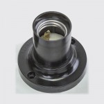 Патрон электрический Navigator 71 608 NLH-BL-W2-E27 карболит потолоч. прямой Е27