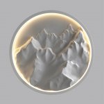 7168/20WL HIGHTECH ODL26 Настенный светильник белый/гипс/металл IP20 LED 20W 3000K 220-240V MONTANA