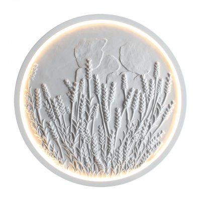 7169/10WL HIGHTECH ODL26 Настенный светильник  белый/гипс/металл IP20 LED 10W 816Лм 3000K 220-240V LAVANDA