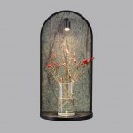 7176/3WL HIGHTECH ODL26 Настенный светильник  темно-зеленый/черный/мрамор/металл IP20 LED 3W 250Лм 3000K 220-240V GIARDINO