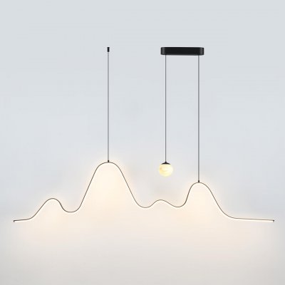 7181/37L HIGHTECH ODL26 Подвесной светильник  черный/алебастр/металл IP20 LED 37W 2600Лм 3000K 120° 220-240V MOONLIGHT