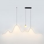 7181/37L HIGHTECH ODL26 Подвесной светильник  черный/алебастр/металл IP20 LED 37W 2600Лм 3000K 120° 220-240V MOONLIGHT