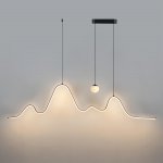 7181/37L HIGHTECH ODL26 Подвесной светильник  черный/алебастр/металл IP20 LED 37W 2600Лм 3000K 120° 220-240V MOONLIGHT