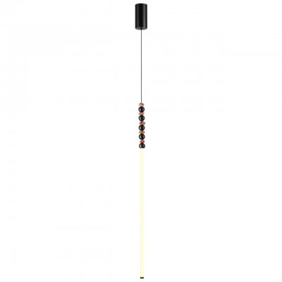 7187/12L HIGHTECH ODL26 Подвесной светильник черный/акрил/агат/металл IP20 LED 12W 3500K 220V MONELLA