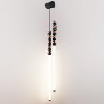 7187/16WL HIGHTECH ODL26 Настенный светильник черный/акрил/агат/металл IP20 LED 16W 3500K 220V MONELLA