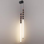 7187/16WL HIGHTECH ODL26 Настенный светильник черный/акрил/агат/металл IP20 LED 16W 3500K 220V MONELLA