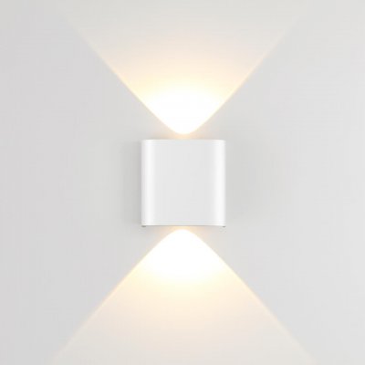 7192/2WL HIGHTECH ODL27 Настенный светильник белый/металл IP20 LED 2W 3000K 220V MAGNUM