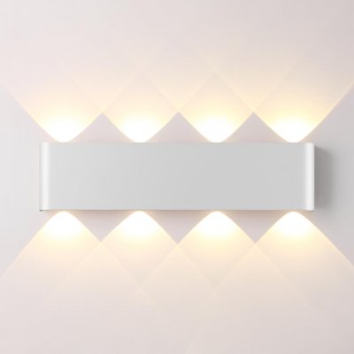 7192/8WL HIGHTECH ODL27 Настенный светильник белый/металл IP20 LED 8W 3000K 220V MAGNUM