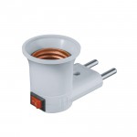 Патрон электрический Navigator 71 992 NLA-S-E27 переходник с розетки на Е27