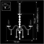Люстра Lightstar 722064 CRISTA