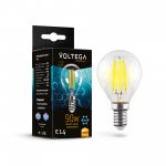 Лампочка Voltega 7222 Globe E14 9W Graphene