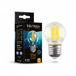 Лампочка Voltega 7224 Globe E27 9W Graphene