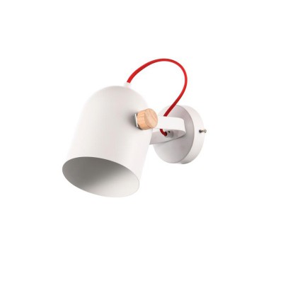 

Светильник Colosseo optima 72426/1W белый/светлое дерево E27 1*60W, 72426/1W