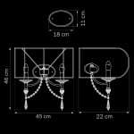 Светильник бра Lightstar 725623 Paralume