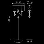 Торшер напольный Lightstar 725726 PARALUME