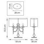 Настольная лампа Lightstar 725927 Paralume