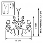Люстра подвесная Lightstar 726081 Princia