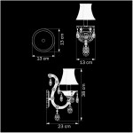 Светильник бра Lightstar 726611 Princia